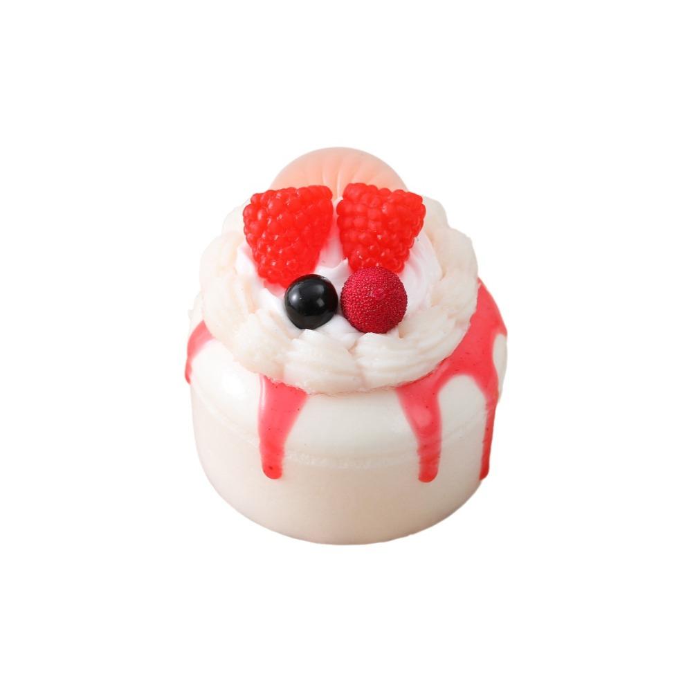 Soft Cake Squeeze Toy Cartoon Refrigerator Magnets New Mochi Squish Foam Toy For Stress Relief