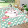 Custom Name Cheshire Cat Hearts Theme Carpet Rug Customizable Soft Washable Anti-Slip Home Living Room Sofa Mats Personalized Rug. 0909416