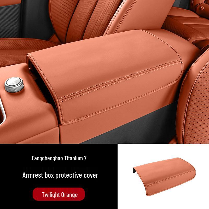 Equation Leopard Titanium 7 Armrest Box Cover - Original Car Color Protection Pad