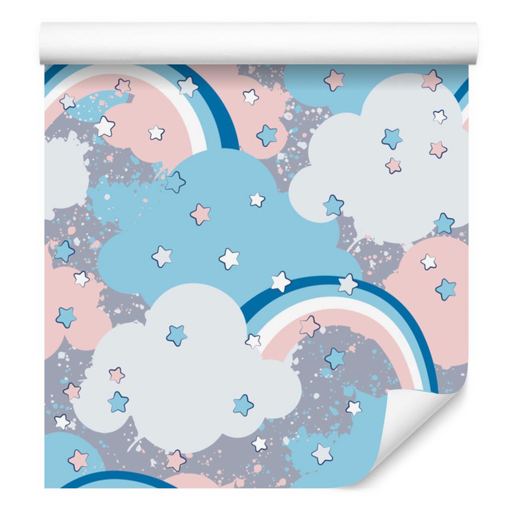 Rainbows from the clouds wallpaper for living room and bedroom 50x1000