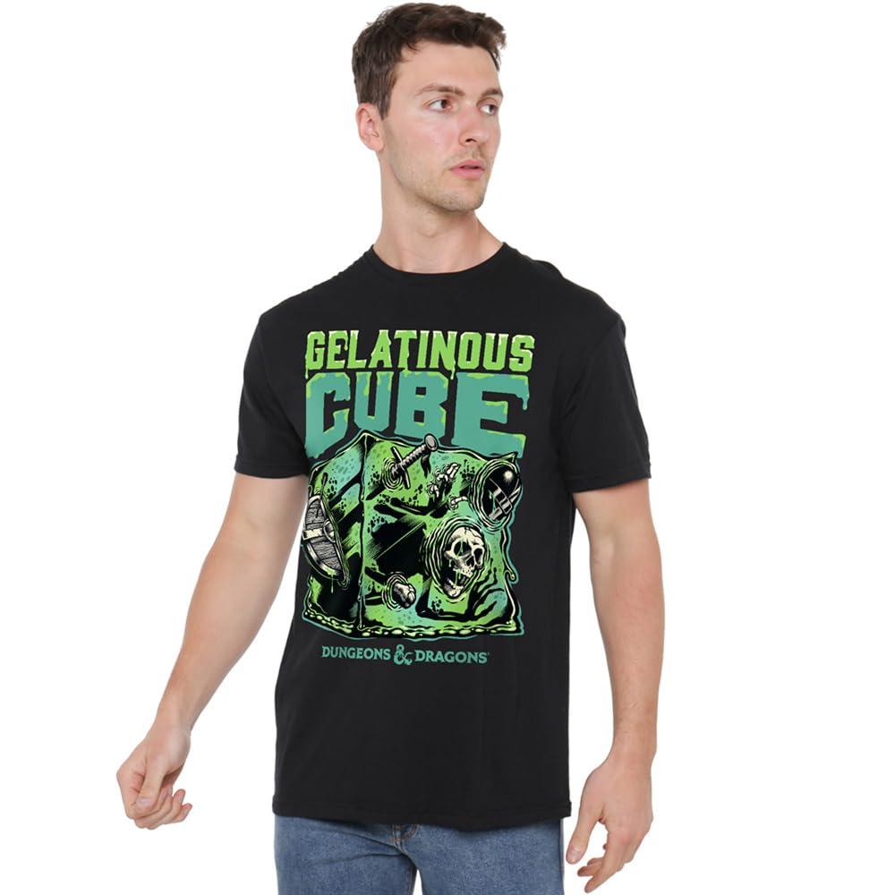 Dungeons & Dragons Mens Gelatinous Cube Acid T-Shirt