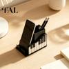 Multifunctional Desk Storage Box Piano Shape Pen Holder, Creative Music Themed Organizer, with Phone Stationery Holder Design, for Office And