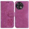 For TECNO Camon 30S 4G/30S Pro 4G Wallet Case Tiger Imprint Leather Shockproof Phone Cover with Wrist Strap