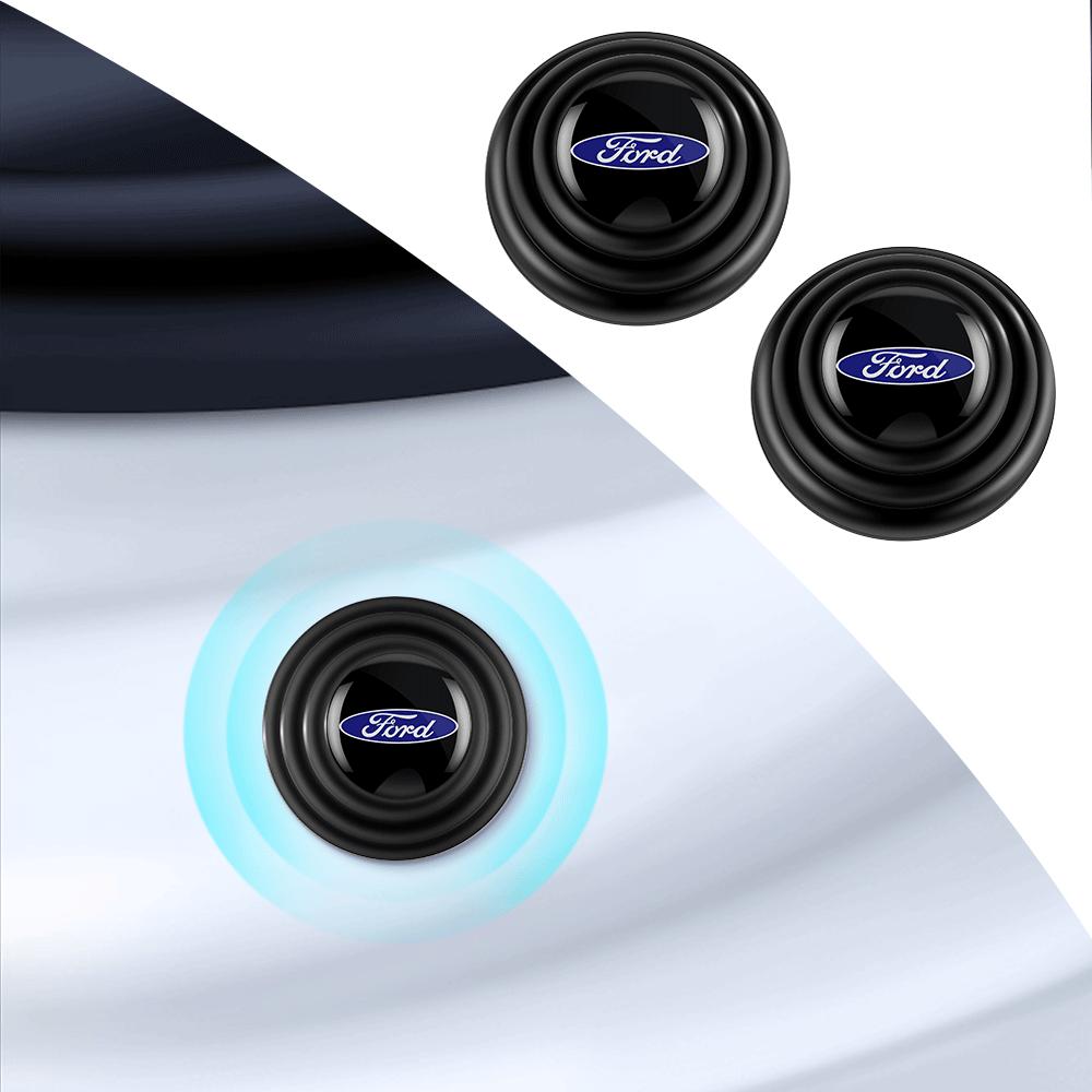 4Pcs Silicone Anti-collision Pad Car Door Trunk Shock Absorbing Noise Gaskets For Ford Fusion Smax Party Custom ST Shelby Escape CVW1
