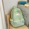Mochila Escolar Xadrez para Estudantes Mochila Feminina