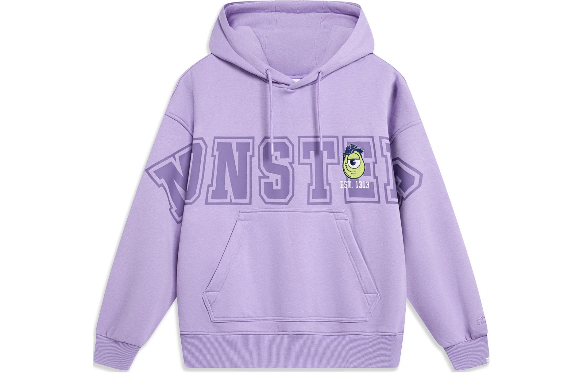Li Ning x Disney Sweatshirt Women s Vero Rose Purple AWDT810-3 S