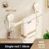 Modern Minimalist Suction Towel Rack With Dual Bars For Bathroom Storage And Organization