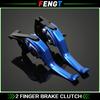 For VOGE 300R 300RR 300AC Motorcycle 2Finger Short Handle Brake Lever CNC Aluminium Brake Clutch Lever Set