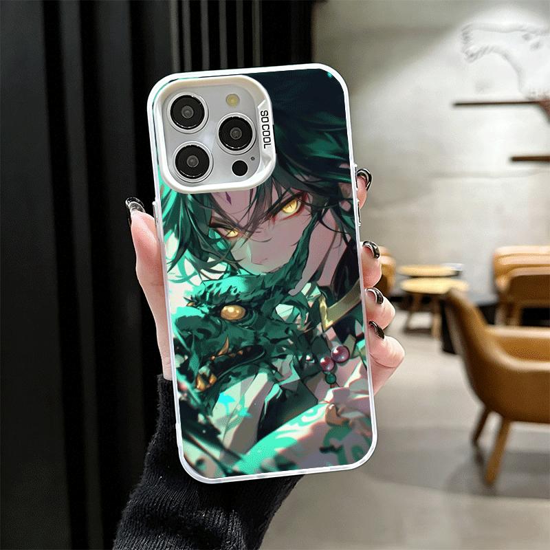 Genshin Impact Xiao Soft Phone Case for iPhone 15 16 17 Pro Max 17Air 16E 14 Plus 13 12 Mini Shockproof Cover Back Shell