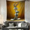 Bugs Bunny Wall Tapestry Aesthetic Wall Hanging Printed Fabric Blanket Decorative Tapestries for Bedroom Living Room Home Decor