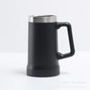 Insulated Beer Stein Drinking Coffee Mug Stainles Steel Tumbler Bottle with Handle Double Walled Thermal Mug Keep Drink Ice Cold