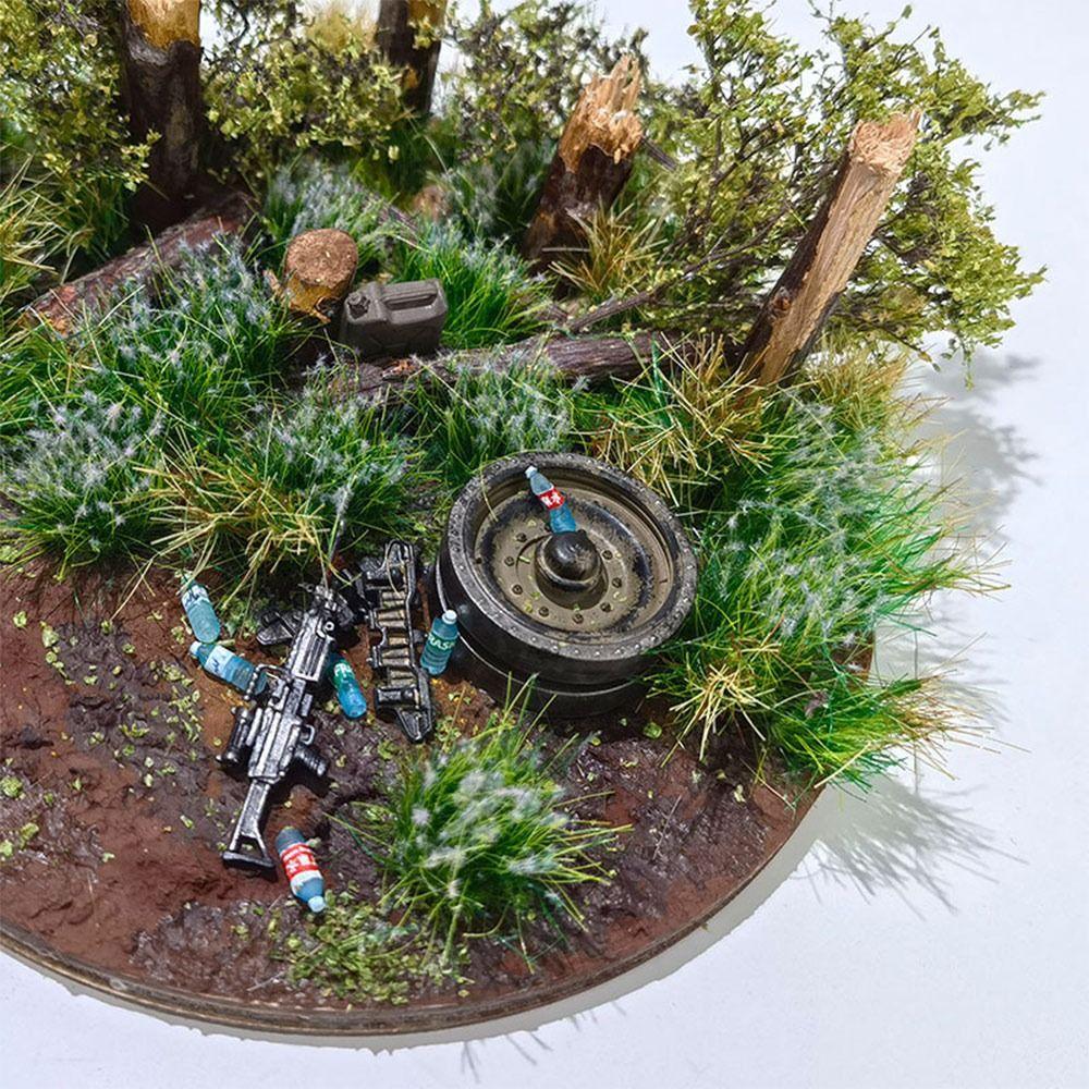 DIY Miniature Grass Bushes Accessories Long Leaves Grass Cluster Creative Artificial Grass Tufts