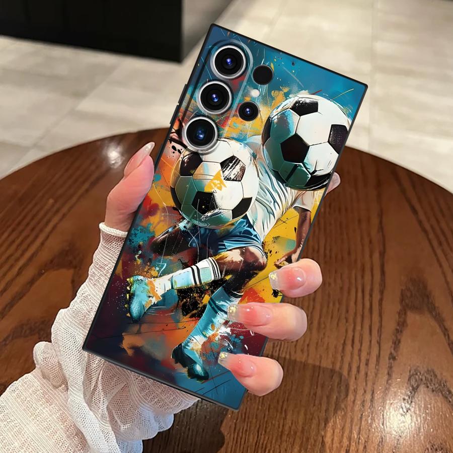 Football Matches Case for Samsung Galaxy S26 S25 S10 S9 S24 Plus S26 S21 FE Note 20 8 9 10 S23 S20 Ultra Funda Phone Cover