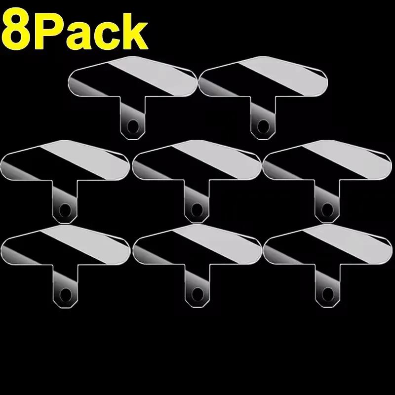 Transparent Soft TPU Phone Lanyard Gasket Detachable Anti-lost Phone Hanging Cord Strap Patch Tether Pad for IPhone Samsung
