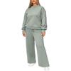 Women's 2 Piece Solid Color Casual Sportswear Long Pants Set