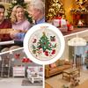 Christmas Embroidery Kits For Beginners 3 Pieces Winter Holiday Handcraft Set Christmas Cross Stitching Kits For Women Adults