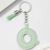 Key Ring PU 26 Letter Key Chain Keys Organizer Business Key Holder  Keychain Accessories