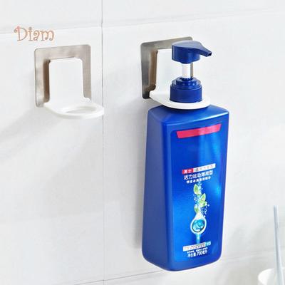 NO.HS Portabottiglie per shampoo liquido per gel doccia da bagno Portabottiglie in plastica per montaggio a parete