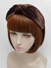 LALA Velvet Knot Wide Hairband - Brown