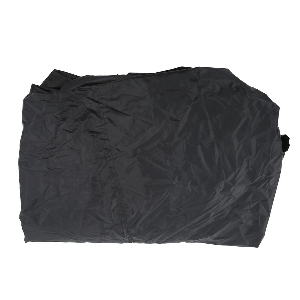 Black Car Cover Waterproof Windproof Dustproof UV Protection Scratch Resistant with Reflective Strips for Trucks Off