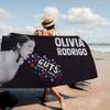 Singer O-Olivia R-Rodrigo Beach Towel Colorful Bath Towels Girl Microfiber Quick Dry Sand Free Beach Yoga Spa Gym Pool
