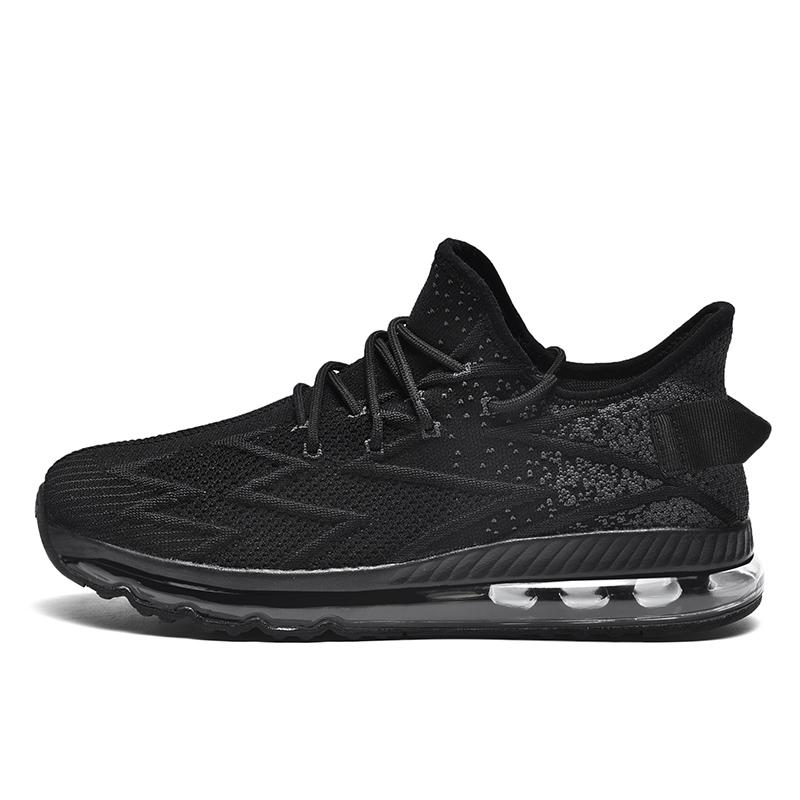 2024 New All-palm Air Cushion Running Shoes Flying Woven Sports Shoes Large Size Men's Shoes Foreign Trade Shoes Fashion Shoes