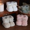 Colorful Fabric Fabric Hanging Decoration Cozy Texture Plush Shoes Pendant  Holiday Gift
