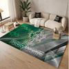 Custom Rug Ireland Rugby Pattern Print Name Text Soft Non‑Slip Floor Carpet for Home Indoor Decoration