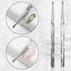 7/9mm Triangular Painting Nail Brush French Triangle Drawing Pen Nails Art Brush  Manicure Tools