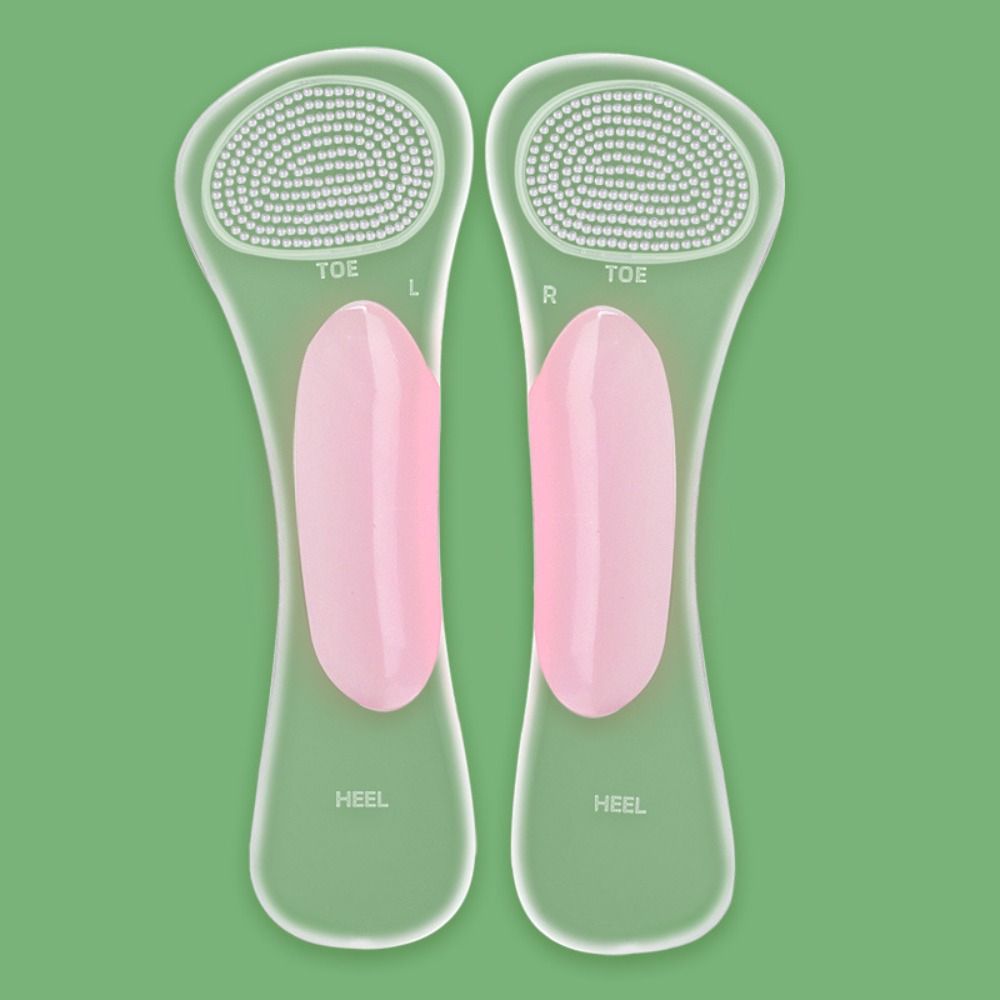 Anti Slip Gel Sole Pads New Arch Support Transparent Sandal Shoe Gel Insoles Pain Relief Foot Care Gel Cushion Insole