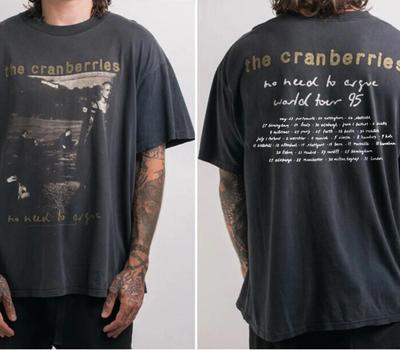 Vintage 1995 The Cranberries No Need To Argue Tour T-shirt, Size S-4XL