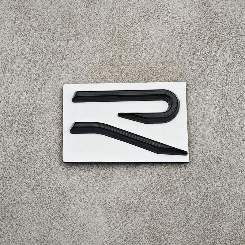 3D Metal R Logo Emblem Car Rear Trunk Sticker Front Grill Badge For Polo MK8 Passat Tiguan CC Golf R Accessories