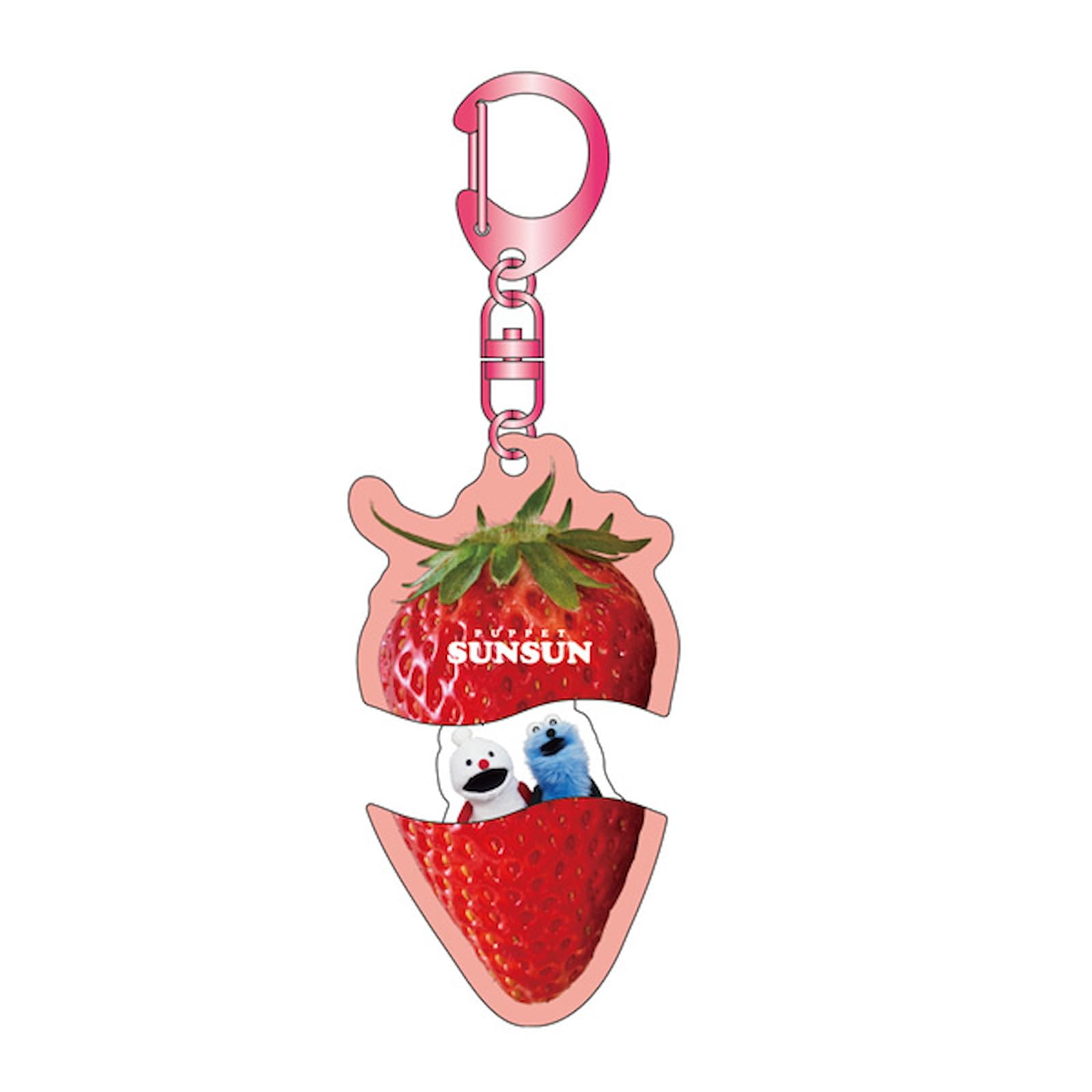 

K Company Puppet Sunsun Pakatto Acrylic Keychain Strawberry PSS-PAK-IG