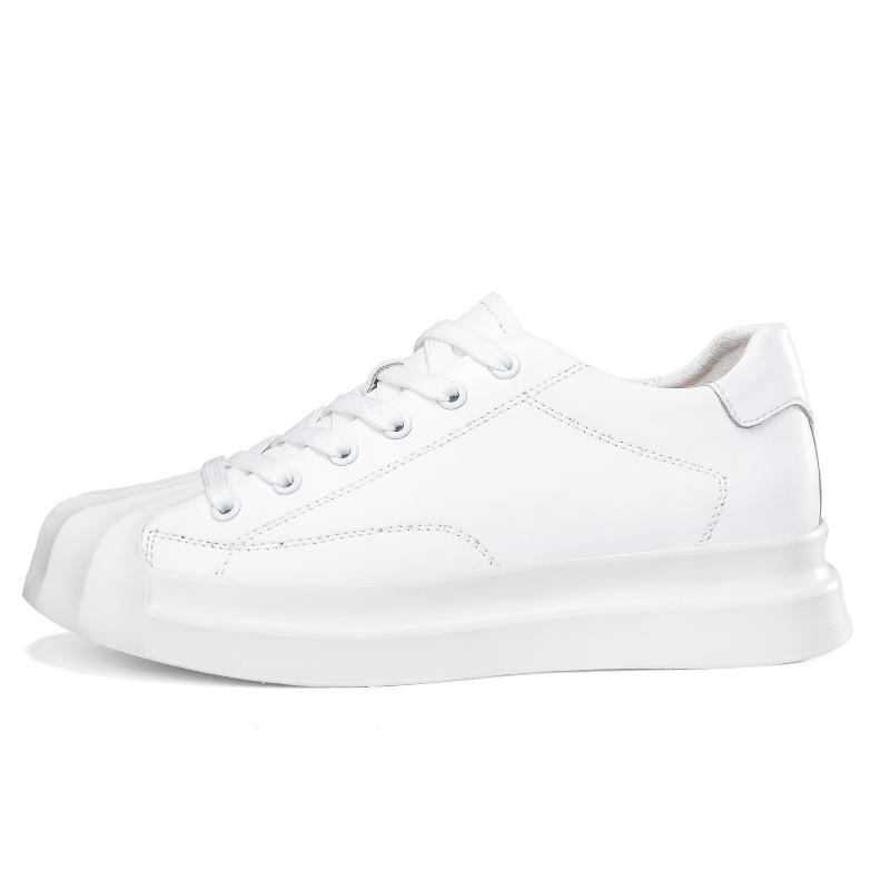 

Модная мужская повседневная обувь, мужская спортивная обувь, новые туфли на низком ходу, белые дышащие мужские кроссовки на платформе 37 белый