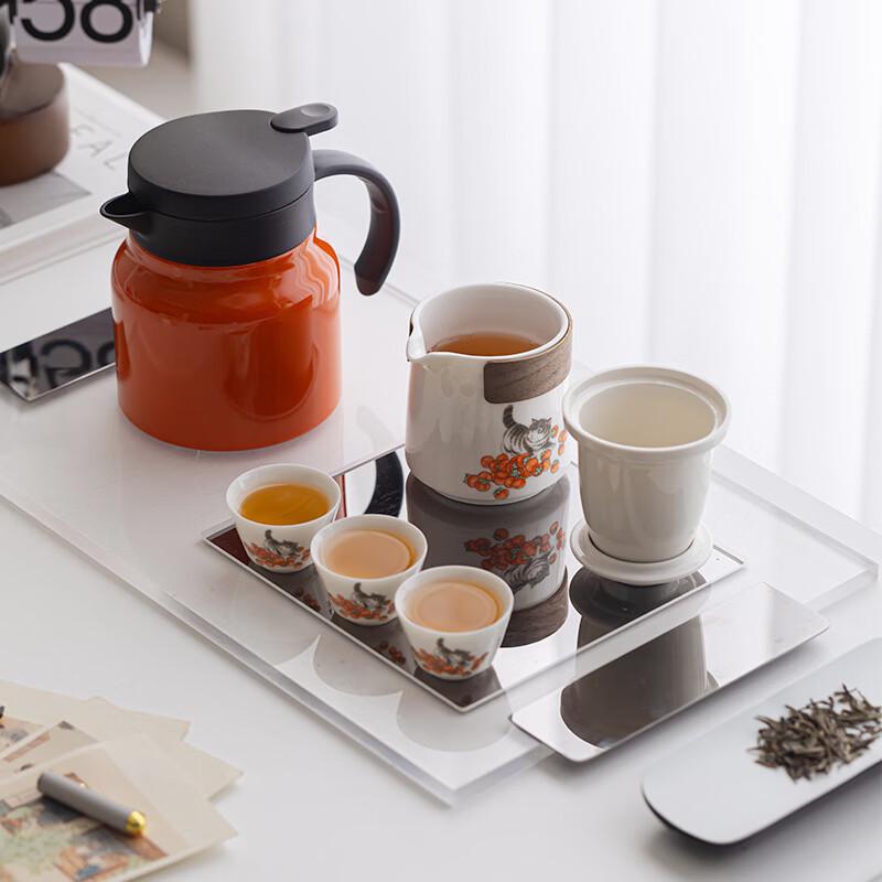 Fortune & Fullness Ceramic Tea Set