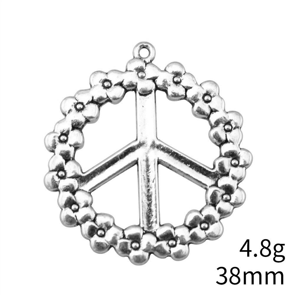 Valentinstag Großpackung Anhänger Friedenssymbol Anhänger Anhänger Rucksackanhänger Set