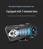 10" HD Dash Cam with Night Vision & Reversing Camera - New Streaming Media Rearview Mirror Recorder.