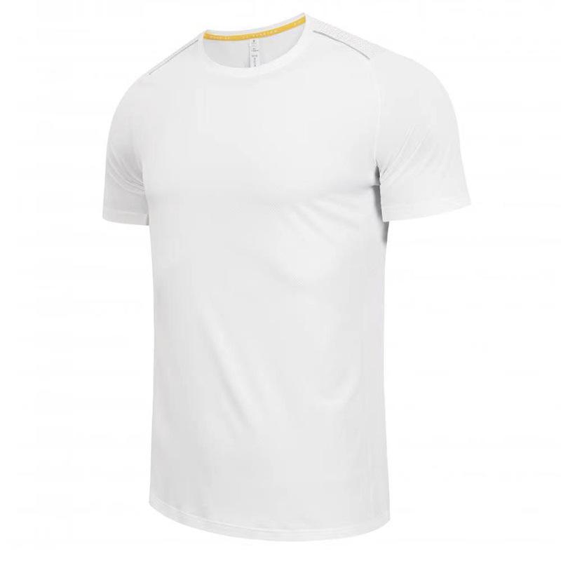 2024 Men's Quick-Dry Round Neck Sports T-Shirt - Short Sleeve Fitness & Running Top