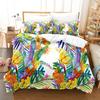 Floral Bedding Set 3D Printed Nature Beauty Duvet Cover Set Soft Skin-Friendly Single Double King Size for Adult Home Textiles