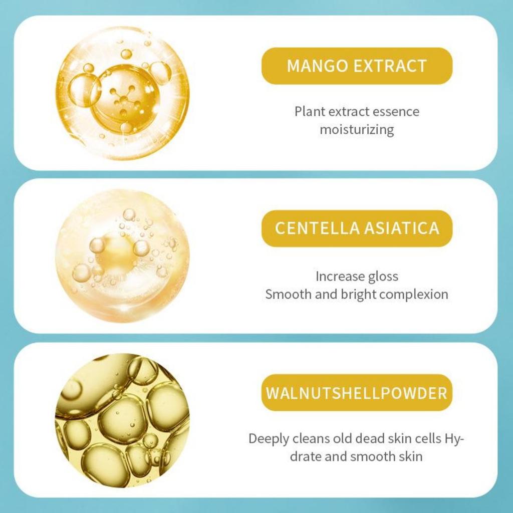 SADOER Avocado Bath Salt Scrub Exfoliates and Cleanses Pores for Body Care