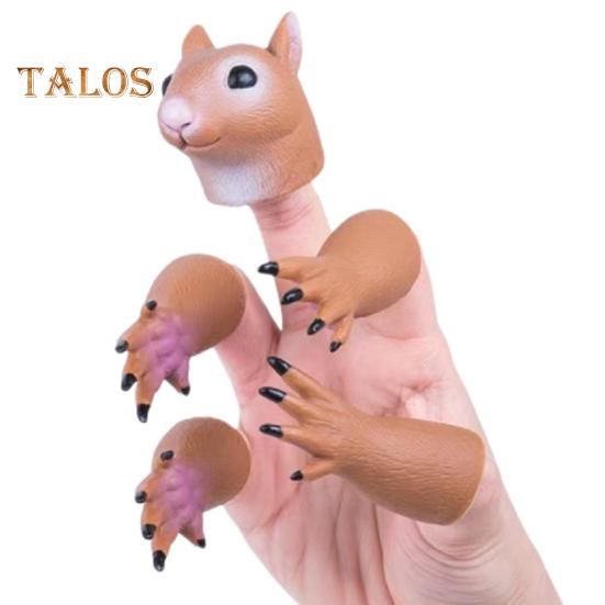 

Пальчиковая кукла для детей, интерактивная кукла-реквизит для пальчиковой куклы, творческое движение, развивающая игрушка для обучения и сближения, куклы-животные для веселой игры A