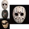 Skrämmande Jason-mask Vintage-stil Hartsansiktsmask För Halloween Och Kostymfester