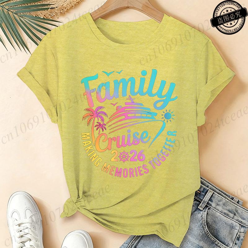 Family Cruise 2026 Shirt – Making Memories Together Tee T-Shirts,Matching Family Vacation Shirts, Cruise Trip Group T-Shirts