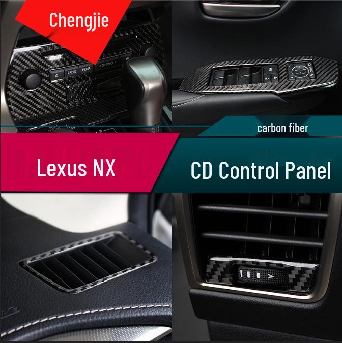 Lexus NX200/NX300/NX300h Carbon Fiber Interior Console Air Vent Panel
