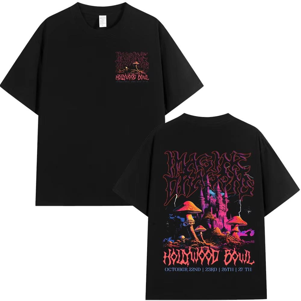 Rockband Imagine Dragons Musikalbum T-Shirt Mode Hip Hop T-Shirt Männer Frauen Baumwolle Komfort Kurzarm T-Shirts Streetwear