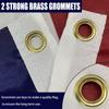 American Flags for Outside 3x5 Double Sided- Premium Heavy Duty Durable 3ply Large USA/US Patriotic Flag Made in USA High Wind for Boat Decorations