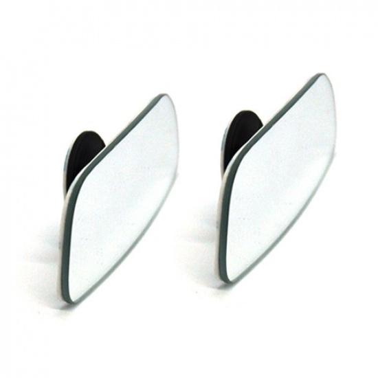 2pcs Universal Car SUV 360° Wide Angle Convex Side Rear View Blind Spot Mirrors