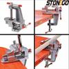 STONEGO 1PC 3.5" Aluminum Mini Bench Vise Table Vise Small Bench Vise DIY Tool Small Vise Small Flat Nose Pliers