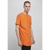 T-shirt - Urban Classics - Long Turnup Tee - Orange - 100% Cotton - Loose Fit