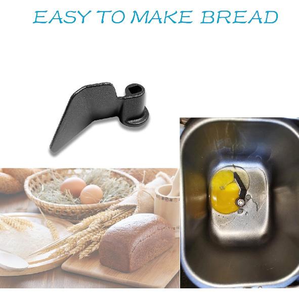 Bread Maker Paddles (Set of 2) Suitable for Hamilton Beach, Elite Gourmet 2lb Bread Makers, Sunbeam Bread Makers, Regal, and Oster Bread Makers